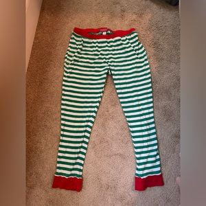 stripped pajama pants